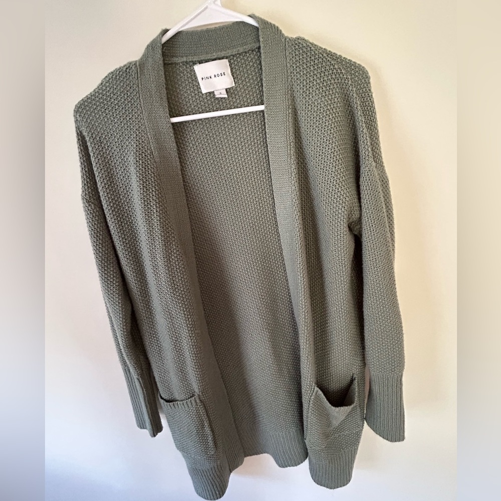 Green Cardigan